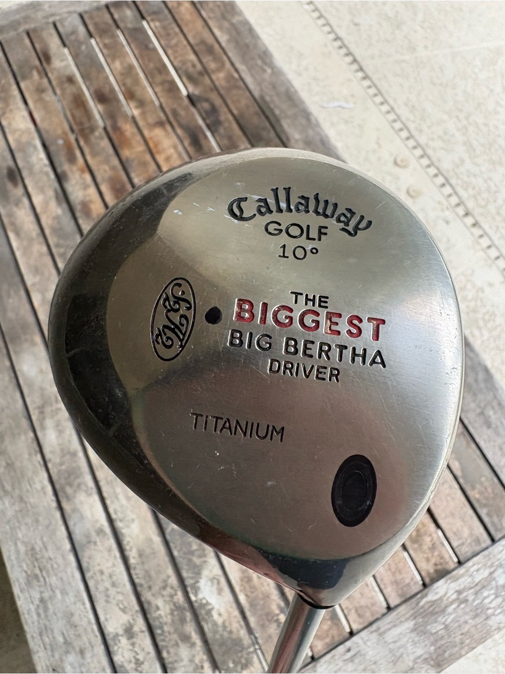Callaway S2H2 The Biggest Big Bertha Titanium Driver 10 Degree RH Firm Flex